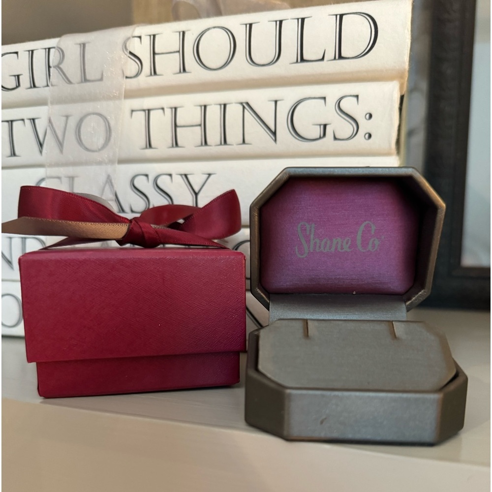 Gift box set from Shane Company for earrings